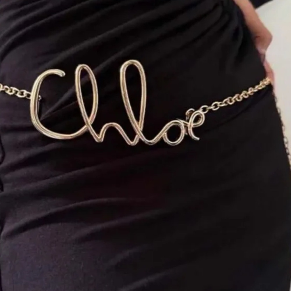 REVOLVE Gold Chain Belt